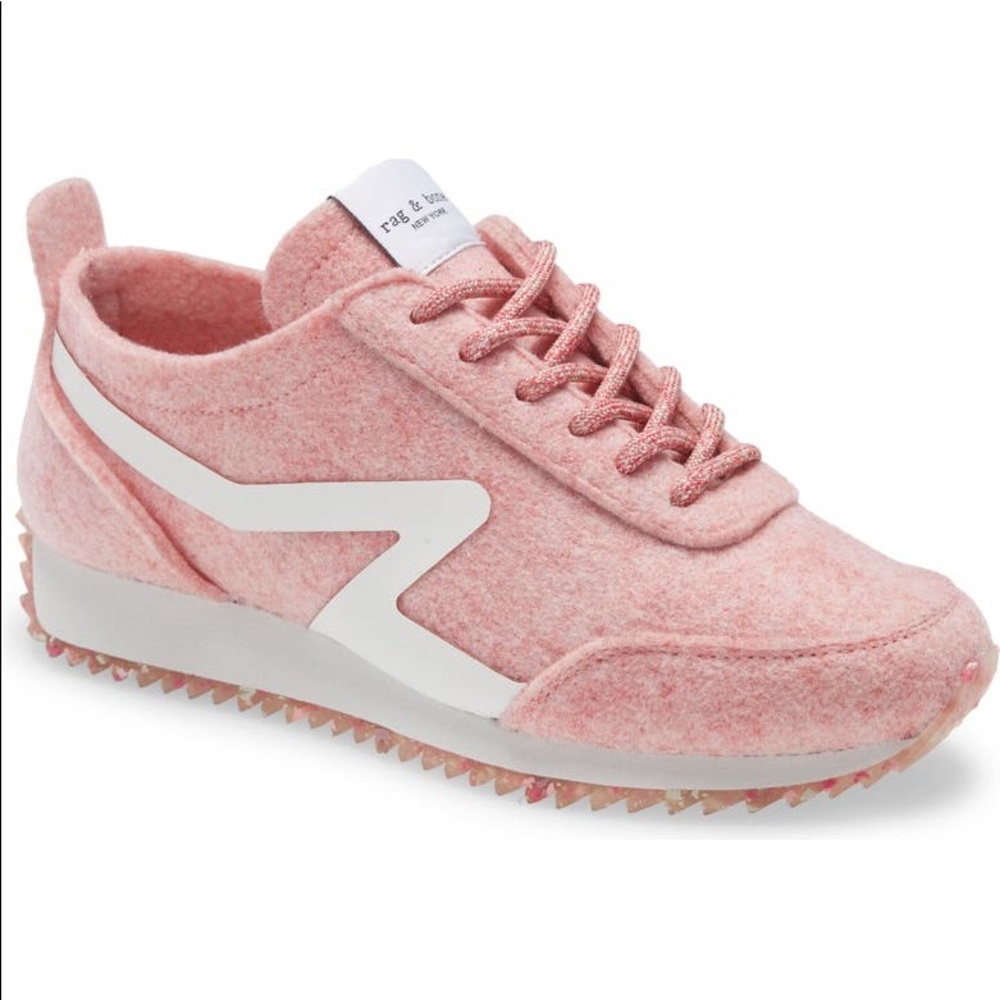 NWT - Rag & Bone Retro Runner - Pink Felt